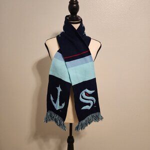Ruffneck Seattle Kraken NHL Official Licensed Team Scarf, Unisex Hockey Fan Gear